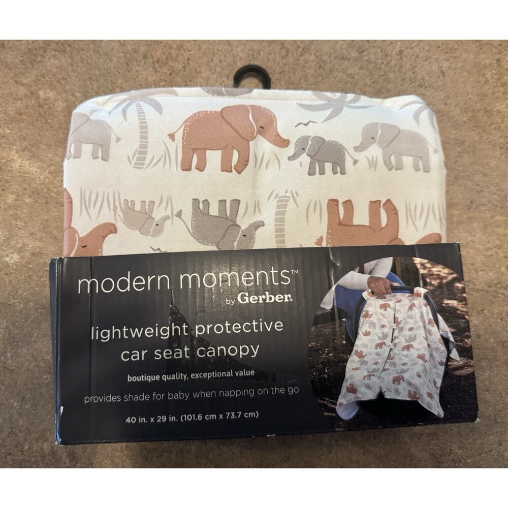 Modern Moment Car Seat Protector for Baby Neutral Car Seat Cover NWTs - Picture 4 of 7